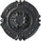 Ekena Millwork Southampton Ceiling Medallion (Fits Canopies up to 2 3/4"), Hand-Painted Pewter, 16 3/8"OD x 1 3/4"P CM17SOPES - alternate 1